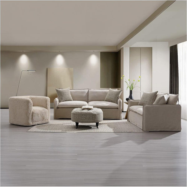 Acme Furniture Upendo LV03081 Loveseat with 2 Pillows IMAGE 1