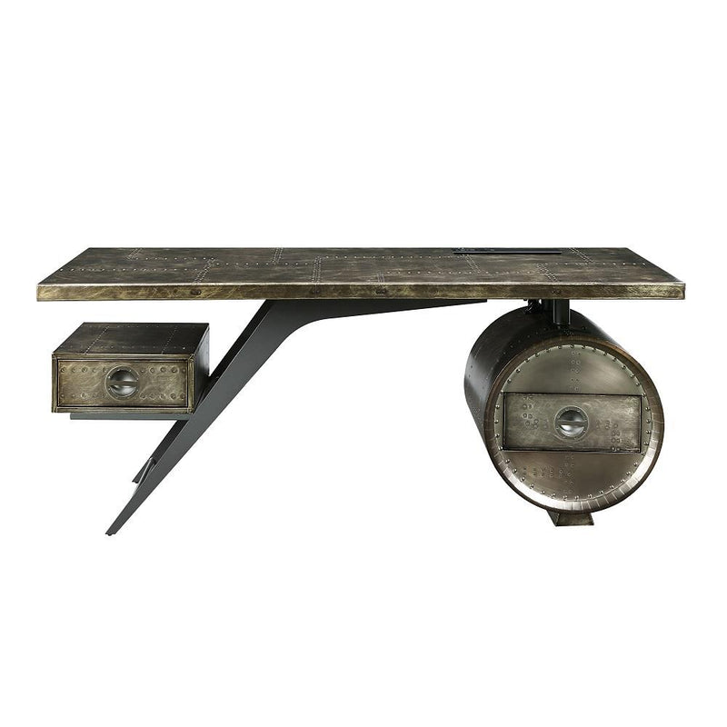 Acme Furniture Brancaster OF02586 Executive Writing Desk with USB IMAGE 3