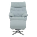 Acme Furniture Janella AC02990 Motion Accent Chair with Swivel & OTTOMAN IMAGE 3