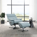 Acme Furniture Janella AC02990 Motion Accent Chair with Swivel & OTTOMAN IMAGE 7