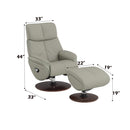Acme Furniture Kandoro AC02991 Motion Accent Chair with Swivel & OTTOMAN IMAGE 8