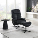 Acme Furniture Labonita AC02992 Motion Accent Chair with Swivel & Ottoman IMAGE 1