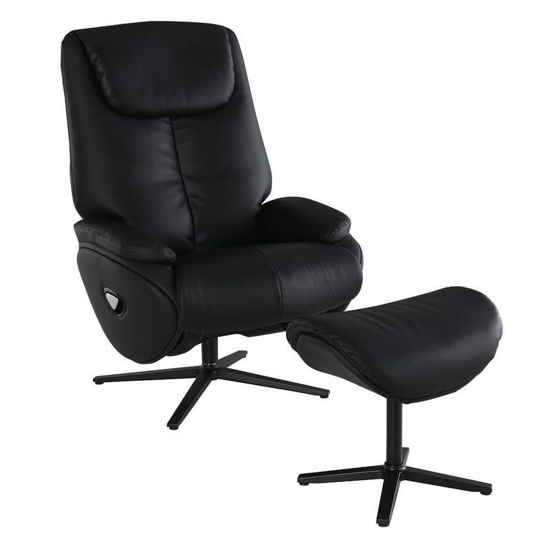Acme Furniture Labonita AC02992 Motion Accent Chair with Swivel & Ottoman IMAGE 2