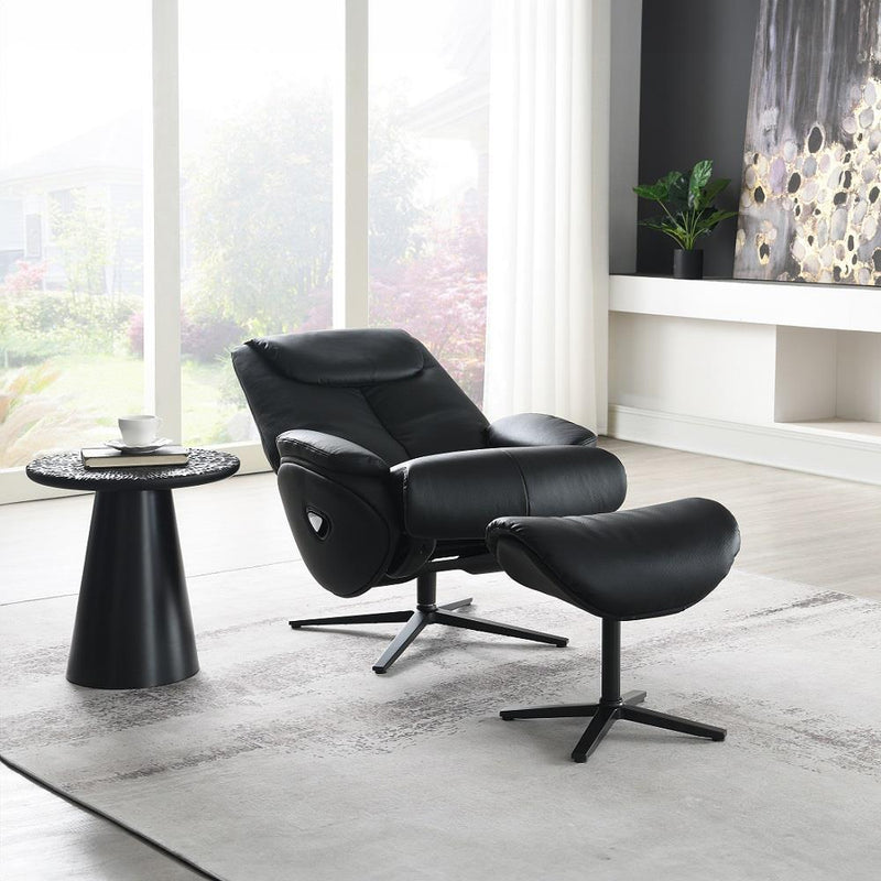 Acme Furniture Labonita AC02992 Motion Accent Chair with Swivel & Ottoman IMAGE 7