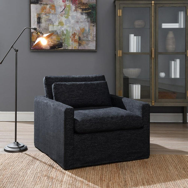 Acme Furniture Frederick AC03143 Swivel Chair with PILLOW IMAGE 1