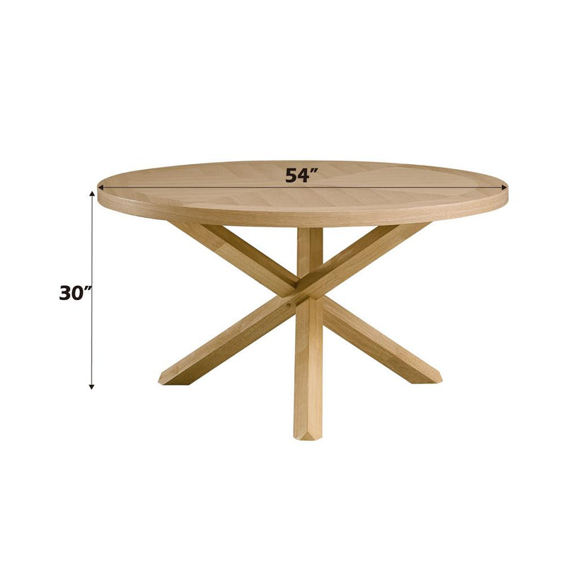 Acme Furniture Kasem DN02615 Round Dining Table IMAGE 5