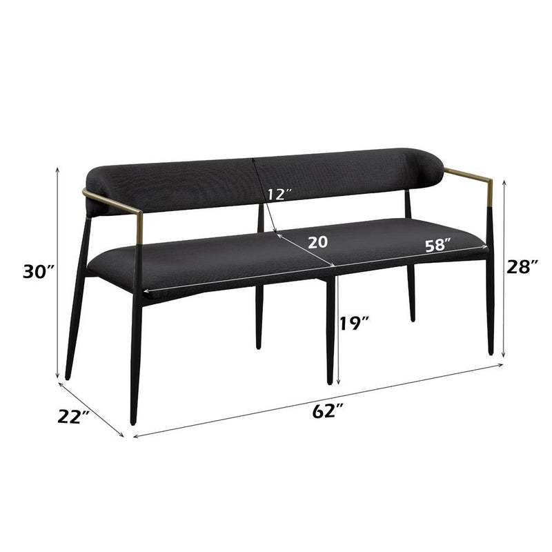 Acme Furniture Jaramillo DN02699 Bench IMAGE 5