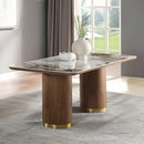 Acme Furniture Willene DN03145 Dining Table with Ceramic Top IMAGE 1