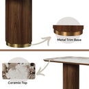 Acme Furniture Willene DN03145 Dining Table with Ceramic Top IMAGE 6