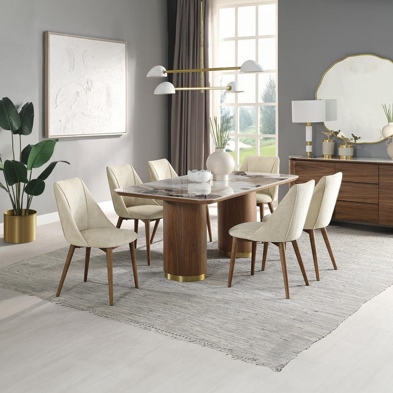 Acme Furniture Willene DN03145 Dining Table with Ceramic Top IMAGE 7