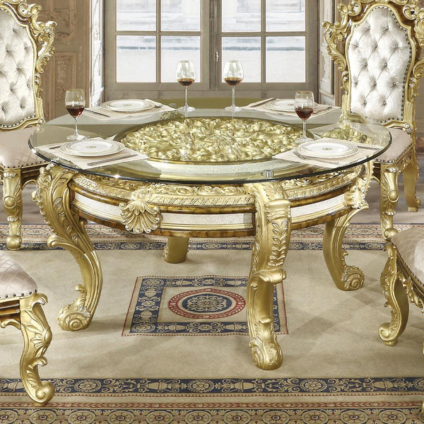 Acme Furniture Desiderius DN60005 Round Dining Table IMAGE 1