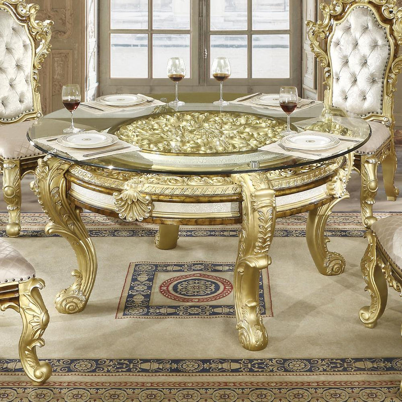 Acme Furniture Desiderius DN60005 Round Dining Table IMAGE 1