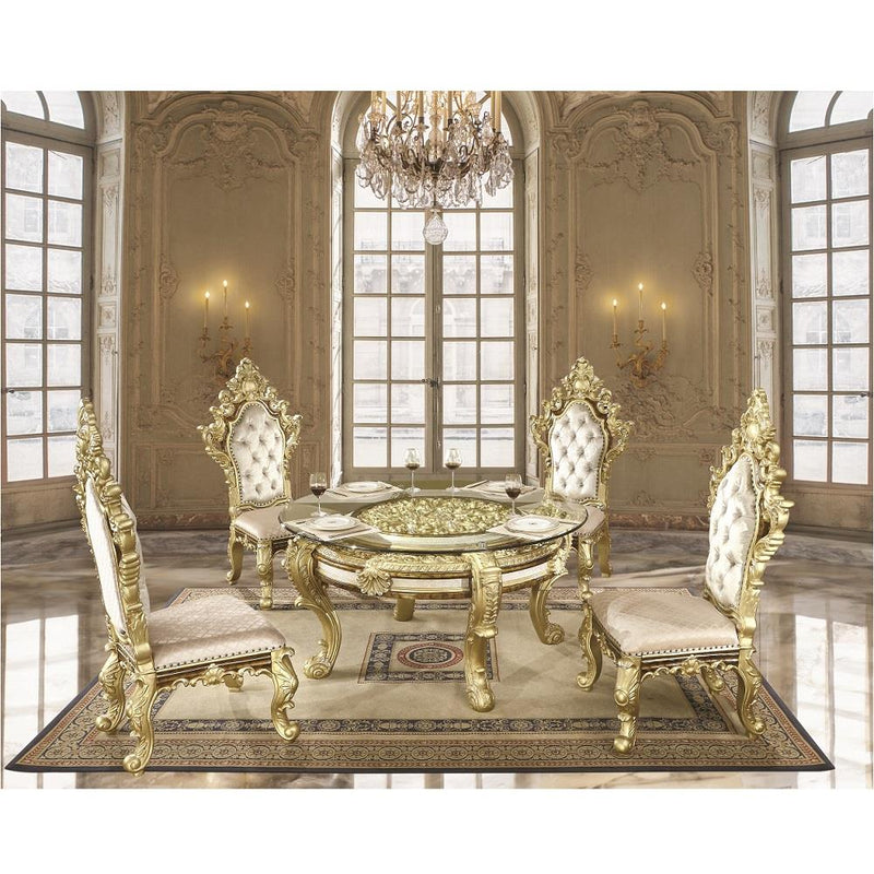 Acme Furniture Desiderius DN60005 Round Dining Table IMAGE 5