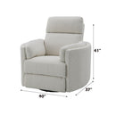 Acme Furniture Sagen LV02733 Glider Recliner with Swivel IMAGE 12