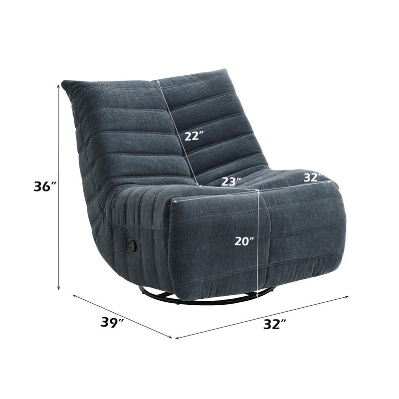 Acme Furniture Talmon LV02751 Recliner with SWIVEL IMAGE 7