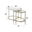 Acme Furniture Zaba LV02764 Nesting Table IMAGE 5