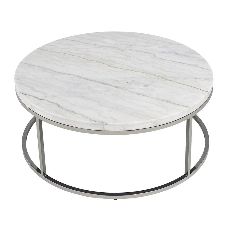 Acme Furniture Zaidee LV02795 Coffee Table with Marble IMAGE 4