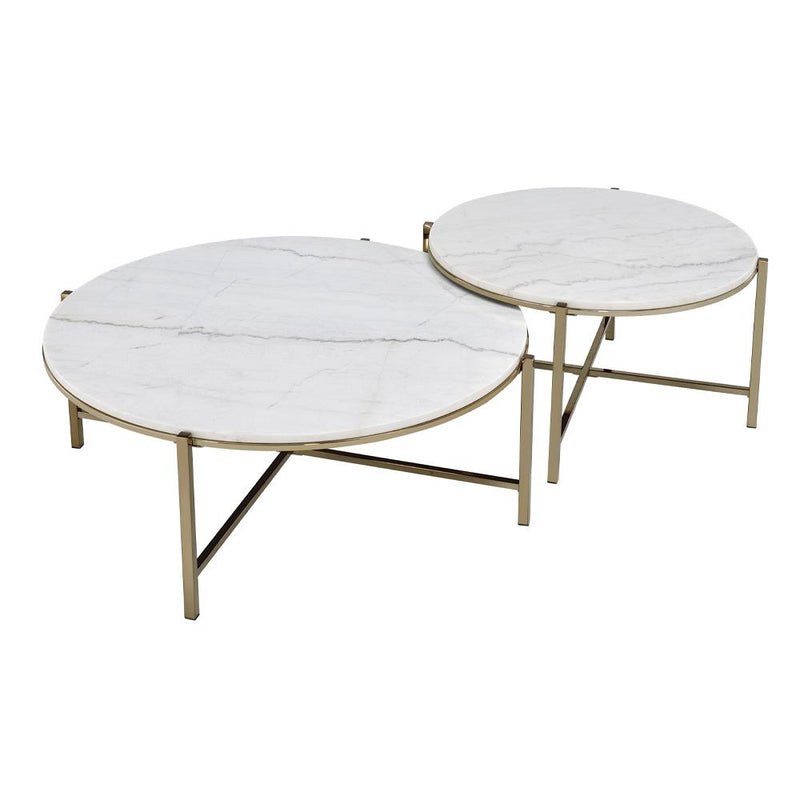 Acme Furniture Zaidee LV02797 Nesting Table Set IMAGE 4