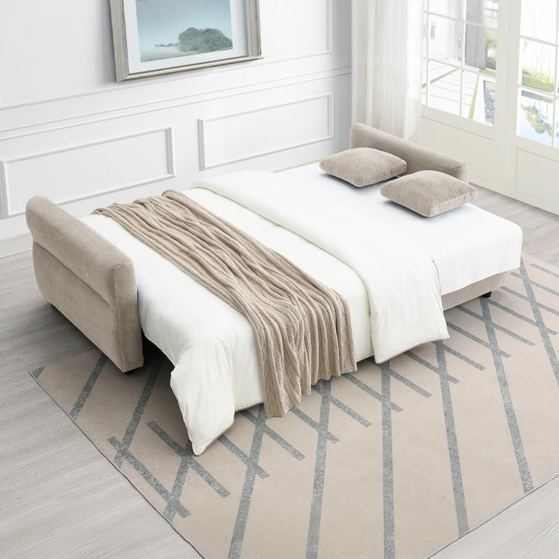Acme Furniture Haran LV03130 Sofa with SLEEPER IMAGE 4