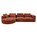 Acme Furniture Aceso LV03240 Sectional Sofa with 4 Pillows IMAGE 3