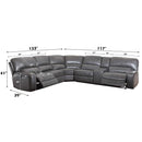 Acme Furniture Saul LV53745 Power Motion Sectional Sofa IMAGE 7