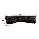 Acme Furniture Saul LV54150 Power Motion Sectional Sofa IMAGE 3