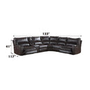 Acme Furniture Saul LV54155 Power Motion Sectional Sofa IMAGE 4