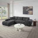 Acme Furniture Chosen LV02720 Sectional Sofa with 3 Pillows IMAGE 4
