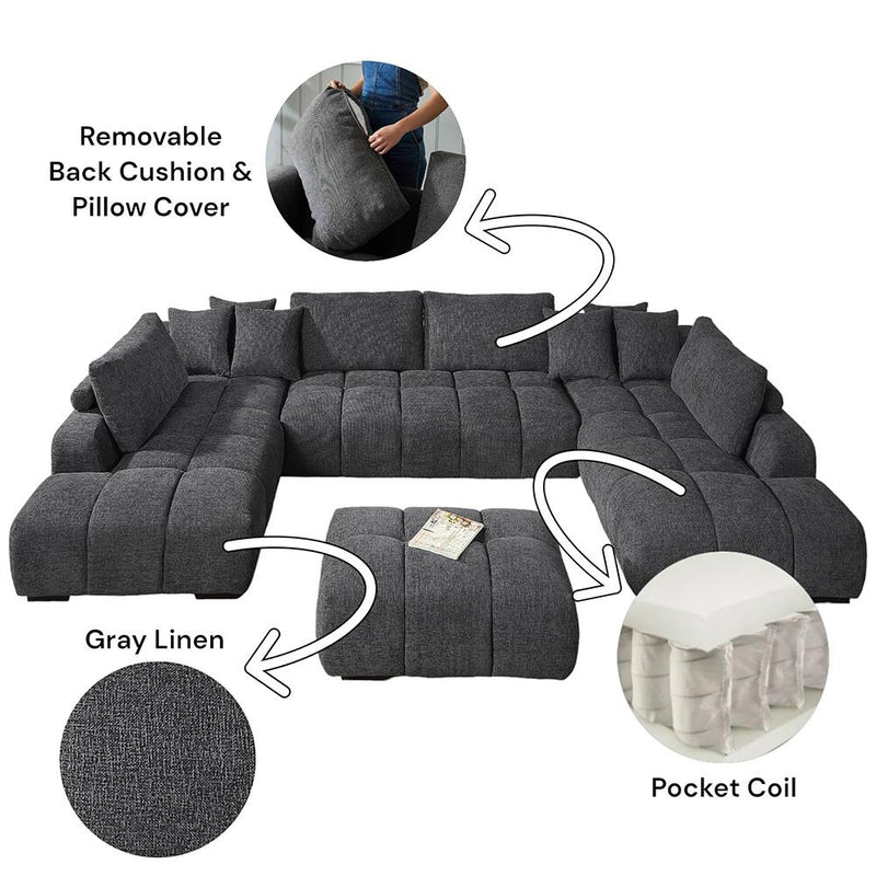 Acme Furniture Chosen LV02841 Ottoman IMAGE 3