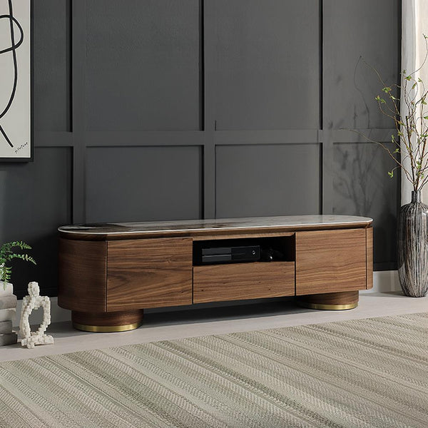 Acme Furniture Willene LV03158 TV Stand with Ceramic Top IMAGE 1