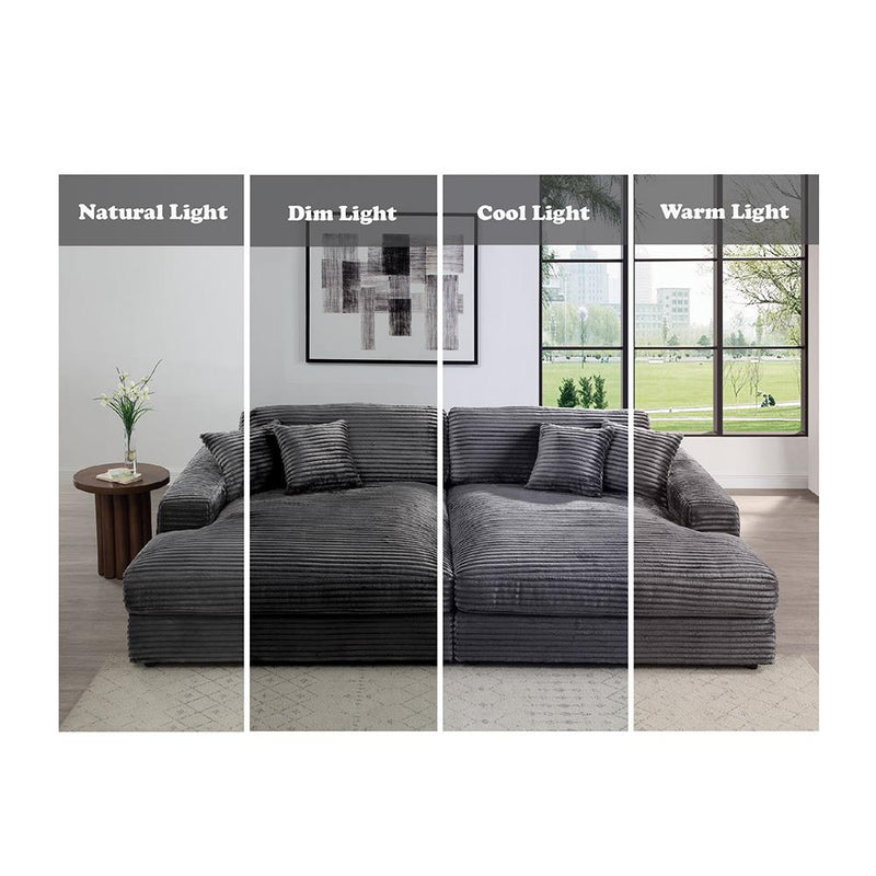 Acme Furniture Hilde LV03690 Chaise with 2 Pillows IMAGE 8