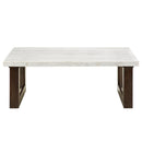 Acme Furniture Edwyn LV03205 Coffee Table with Marble Top IMAGE 3