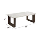Acme Furniture Edwyn LV03205 Coffee Table with Marble Top IMAGE 6