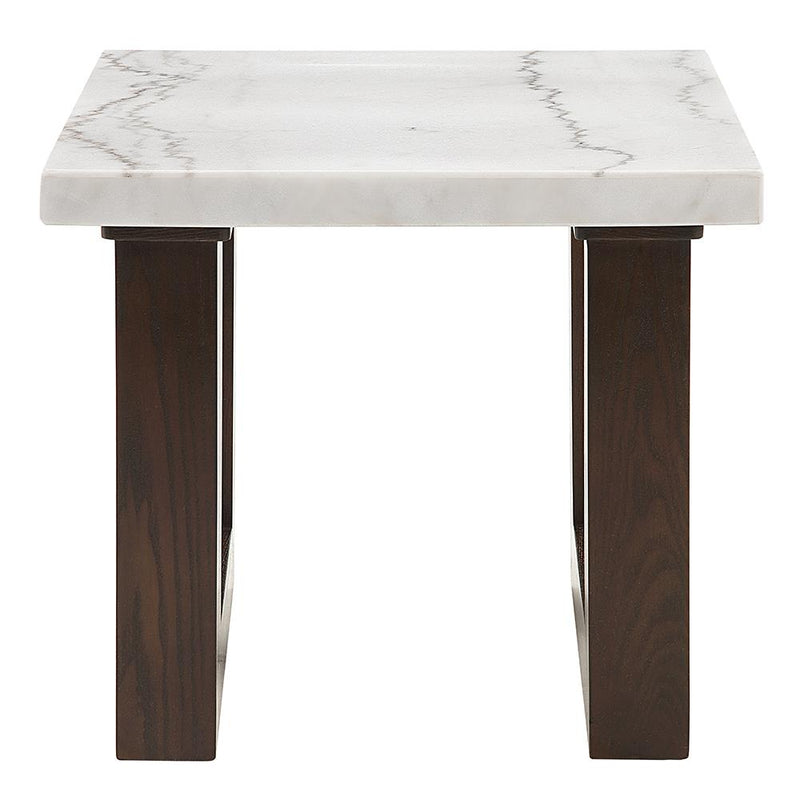 Acme Furniture Edwyn LV03206 End Table with Marble Top IMAGE 3