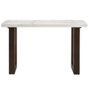 Acme Furniture Edwyn LV03207 Sofa Table with Marble Top IMAGE 2