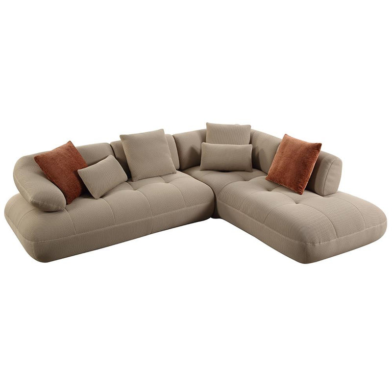 Acme Furniture Carrick LV03920 Sectional Sofa with 6 Pillows IMAGE 2