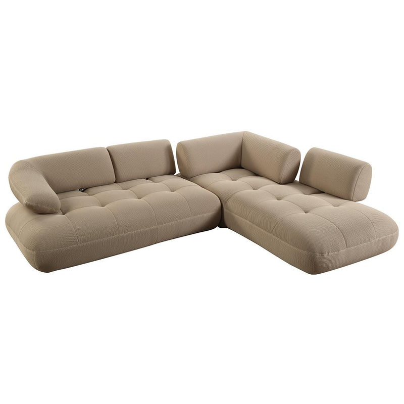 Acme Furniture Carrick LV03920 Sectional Sofa with 6 Pillows IMAGE 3