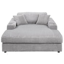 Acme Furniture Hilde LV03681 Chaise with 2 Pillows IMAGE 2