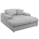Acme Furniture Hilde LV03681 Chaise with 2 Pillows IMAGE 3