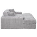 Acme Furniture Hilde LV03681 Chaise with 2 Pillows IMAGE 4