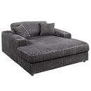 Acme Furniture Hilde LV03691 Chaise with 2 Pillows IMAGE 3