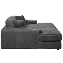 Acme Furniture Hilde LV03691 Chaise with 2 Pillows IMAGE 4