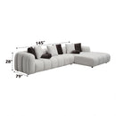 Acme Furniture Manilla LV04320 Sectional Sofa with 8 Pillows IMAGE 10