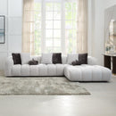 Acme Furniture Manilla LV04320 Sectional Sofa with 8 Pillows IMAGE 1