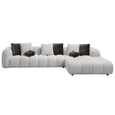 Acme Furniture Manilla LV04320 Sectional Sofa with 8 Pillows IMAGE 3