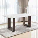 Acme Furniture Edwyn DN03195 Dining Table with Marble Top IMAGE 5