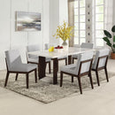 Acme Furniture Edwyn DN03195 Dining Table with Marble Top IMAGE 6