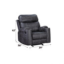 Acme Furniture Hirah LV02572 Motion Glider Recliner IMAGE 7