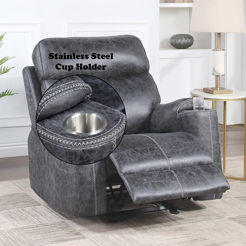 Acme Furniture Hirah LV02572 Motion Glider Recliner IMAGE 8