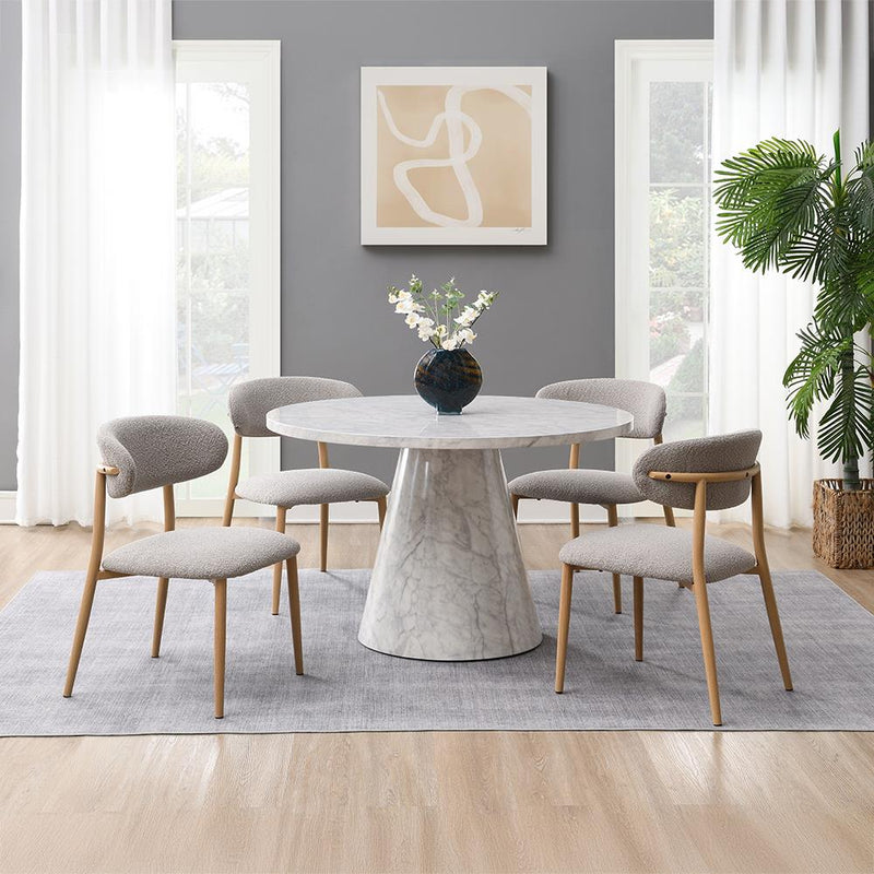 Acme Furniture Kacey DN03715 Round Dining Table IMAGE 4